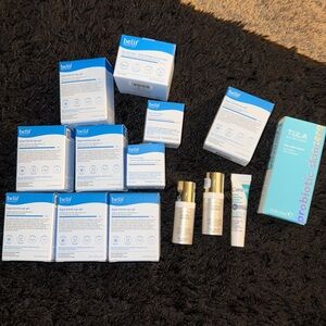 Belif and Tula Sunday Riley samples Skincare Set 14 items see pics bnib